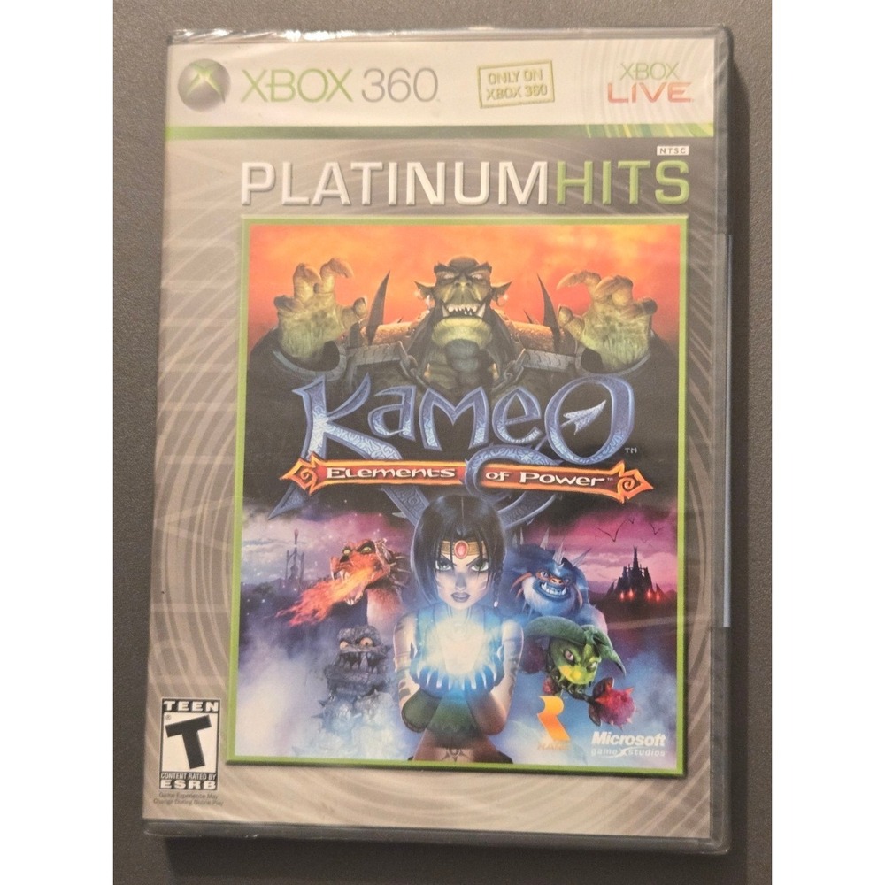 Kameo Elements of Power Xbox 360 Platinum Hits Rare Microsoft Factory Sealed
